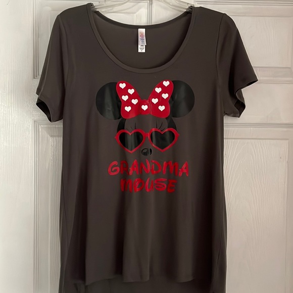 Lularoe classic tee, grandma mouse done with cricut - Picture 1 of 3